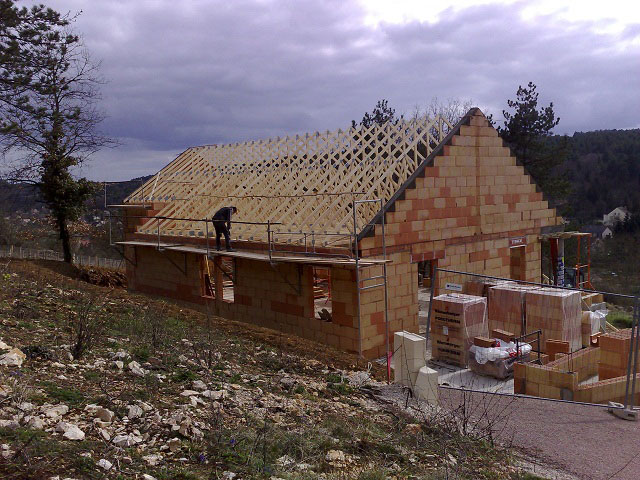Construction pavillon